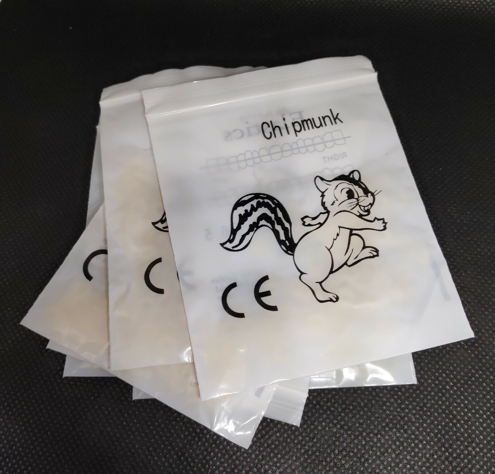 5 Packs 500 Pcs Orthodontics Rubber Bands 3.5 Oz Elastics Bands 1/8 Chipmunk