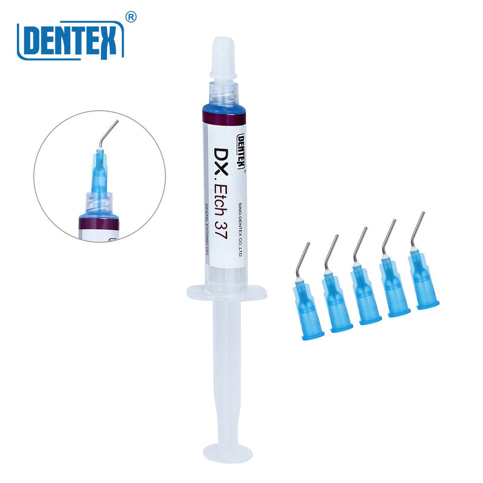 Dentex Dental Acid Etching Gel 37% 5 ml/syringe DX Etch 37