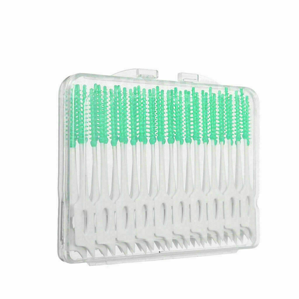 Dental Oral Interdental Teeth Soft Care Tool Cleaning Rubber Floss Gum Brush Kit