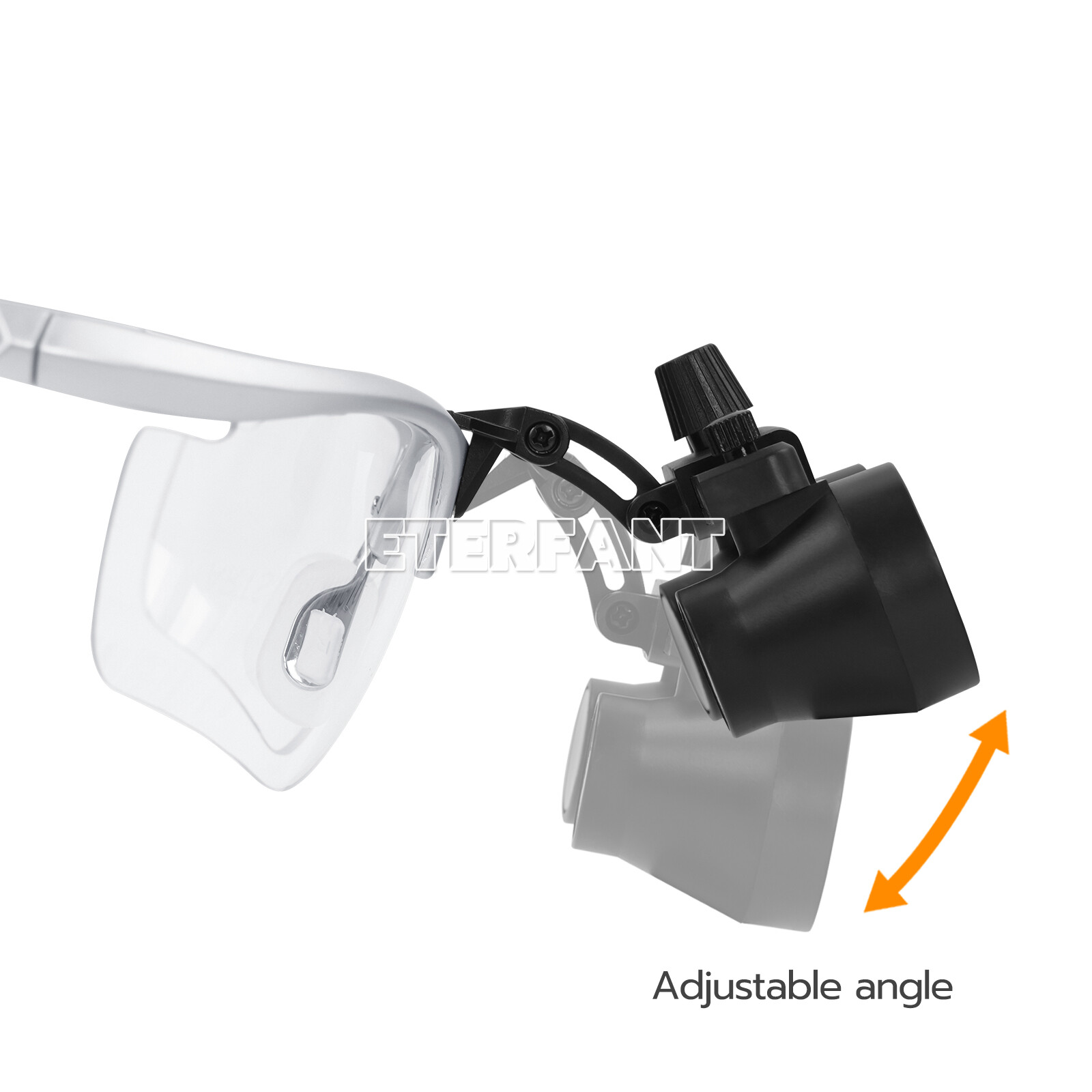 ETERFANT Dental Surgical Binocular Magnifier Loupes High-Definition 3.5X Silver