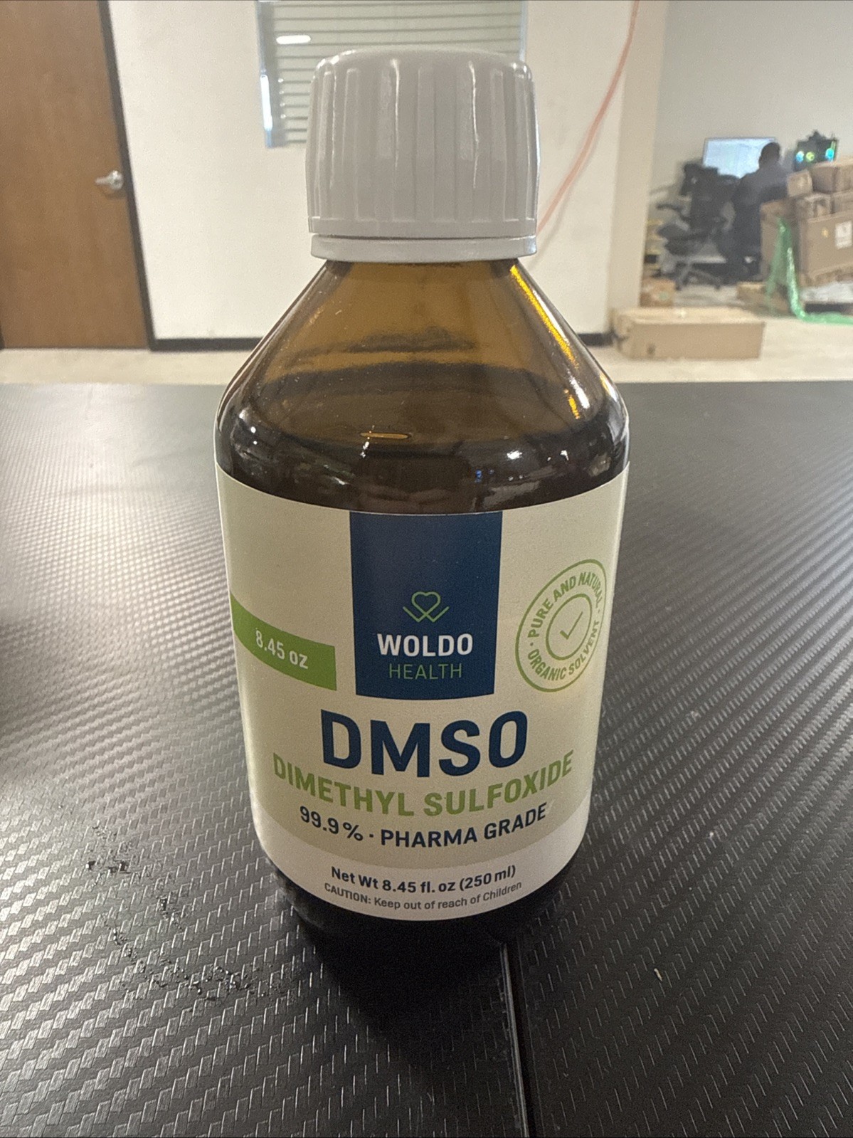 WoldoHealth DMSO (Dimethyl Sulfoxide) 99.9% – Pharmaceutical Grade 8.45oz Gla…