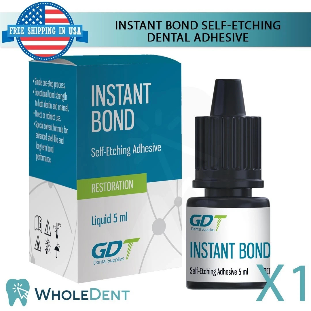 Self Etching Bonding Gel 5ml Light Cure Fast Adhesion Multi Use Material