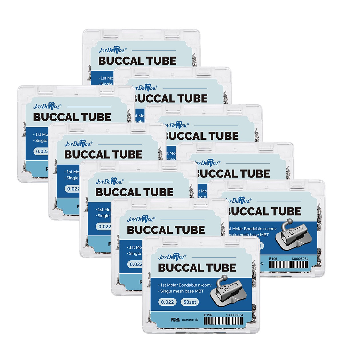 100 Box Dental Orthodontic Wax Blue-Mint Flavor Scent For Braces Gum Irritation