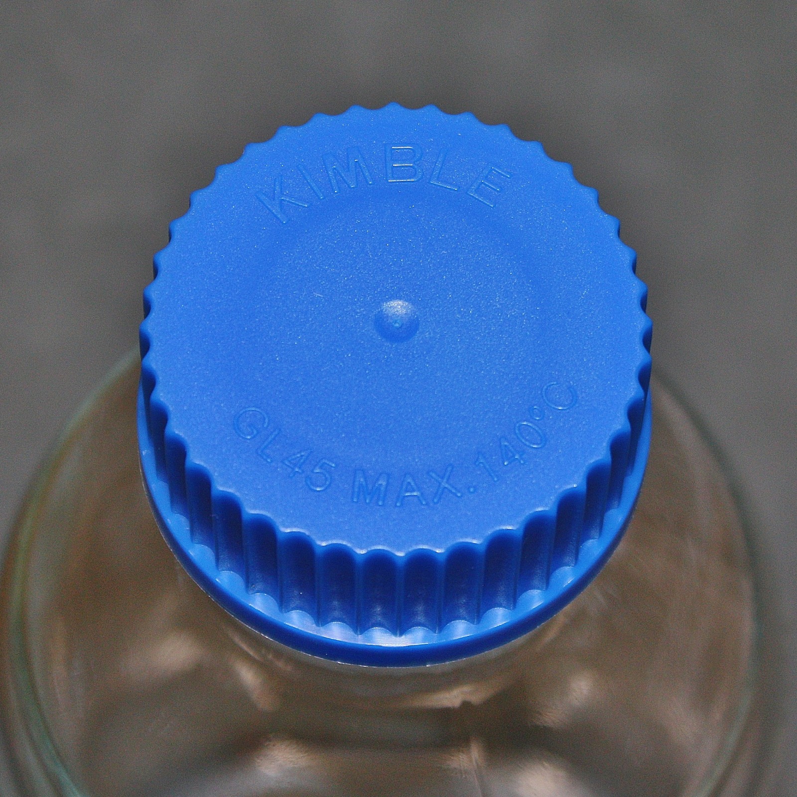 (10) Kimble Media Bottles 14395-1000, 1L / 1000mL, Borosilicate Glass, GL45 Cap