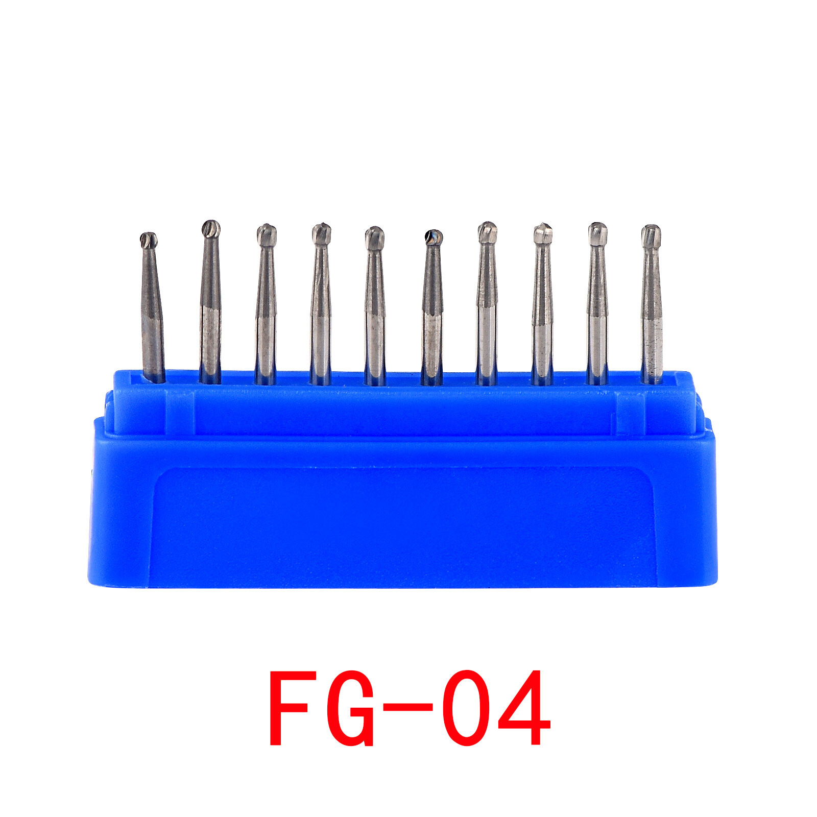 10Pcs Dental Carbide Steel FG Burs Polishing & Finishing Bur Drills High Speed