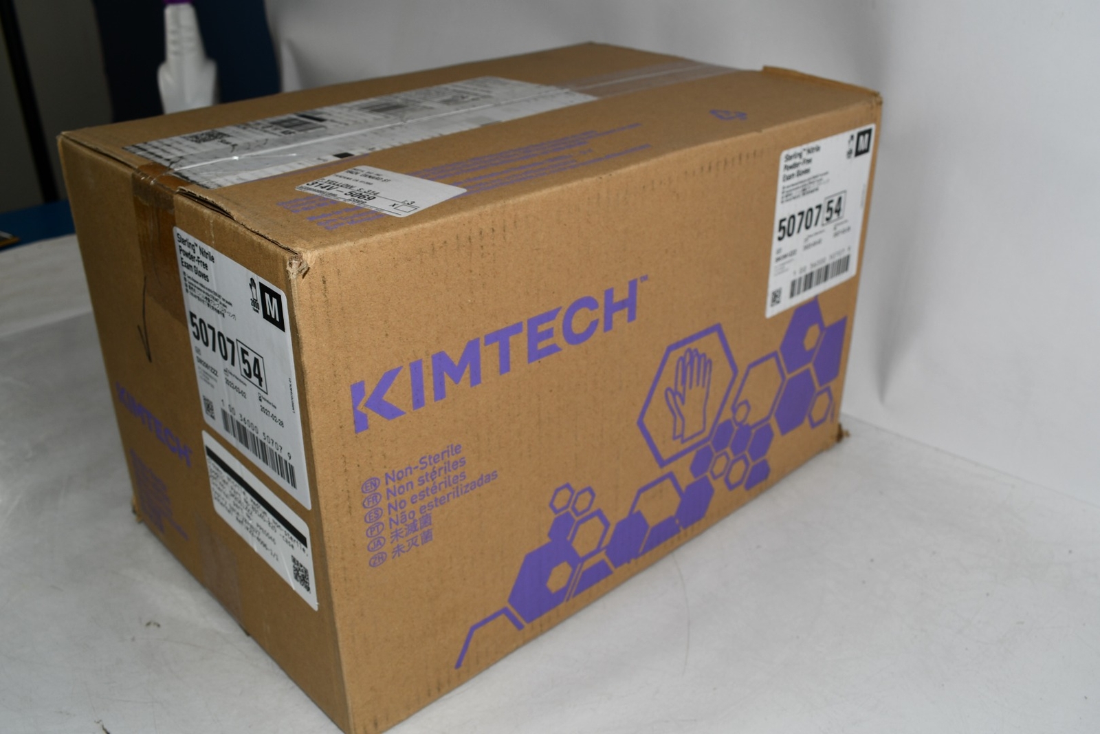 Case of 2000 NEW Kimberly Clark 50707 Kimtech Gray Medium Powder Free Disposable