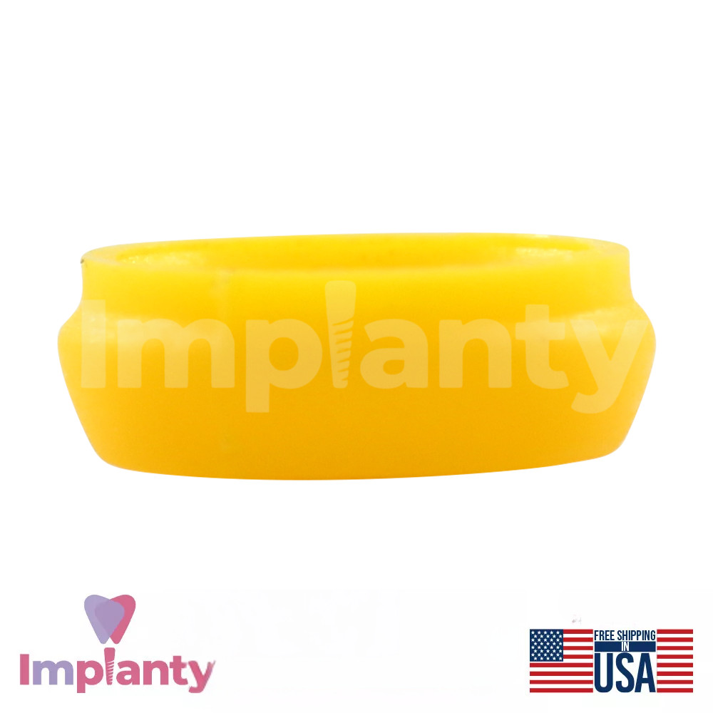 5x Dental Straight Lock Attachment Extra Soft Silicone Set Conical NP 2.25mm
