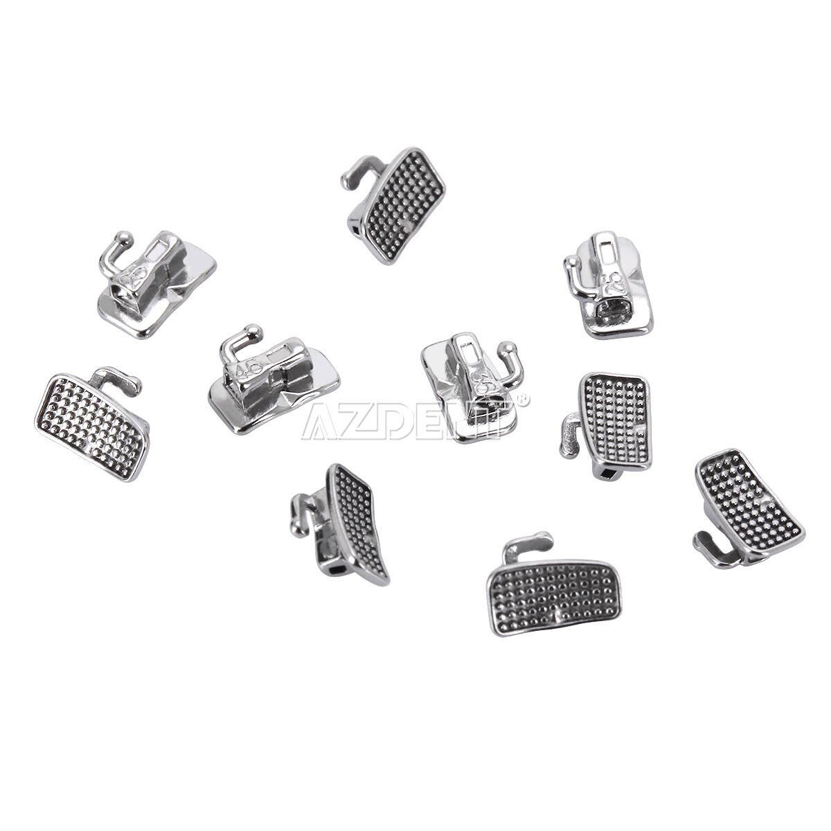 Dental Ortho Brackets Mini Roth/MBT .022″ Hooks 3 4 5/ 1st Molar Buccal Tubes