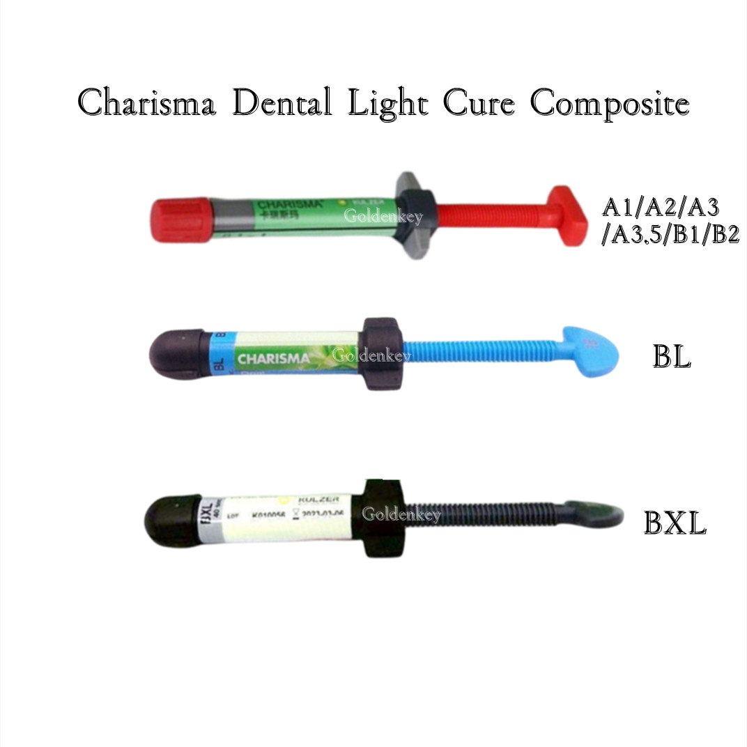 CHARISMA Dental Composite Syringe Light Cure Resin Tooth Filling Material 1Box