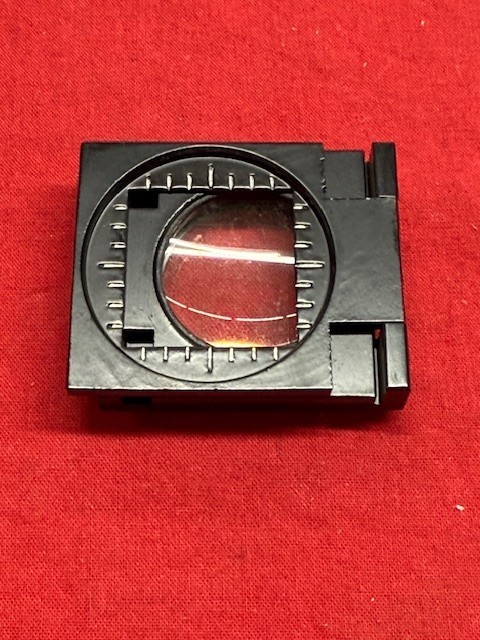 Unknown Magnification and Brand Round Face Folding Loupe – Black Metal