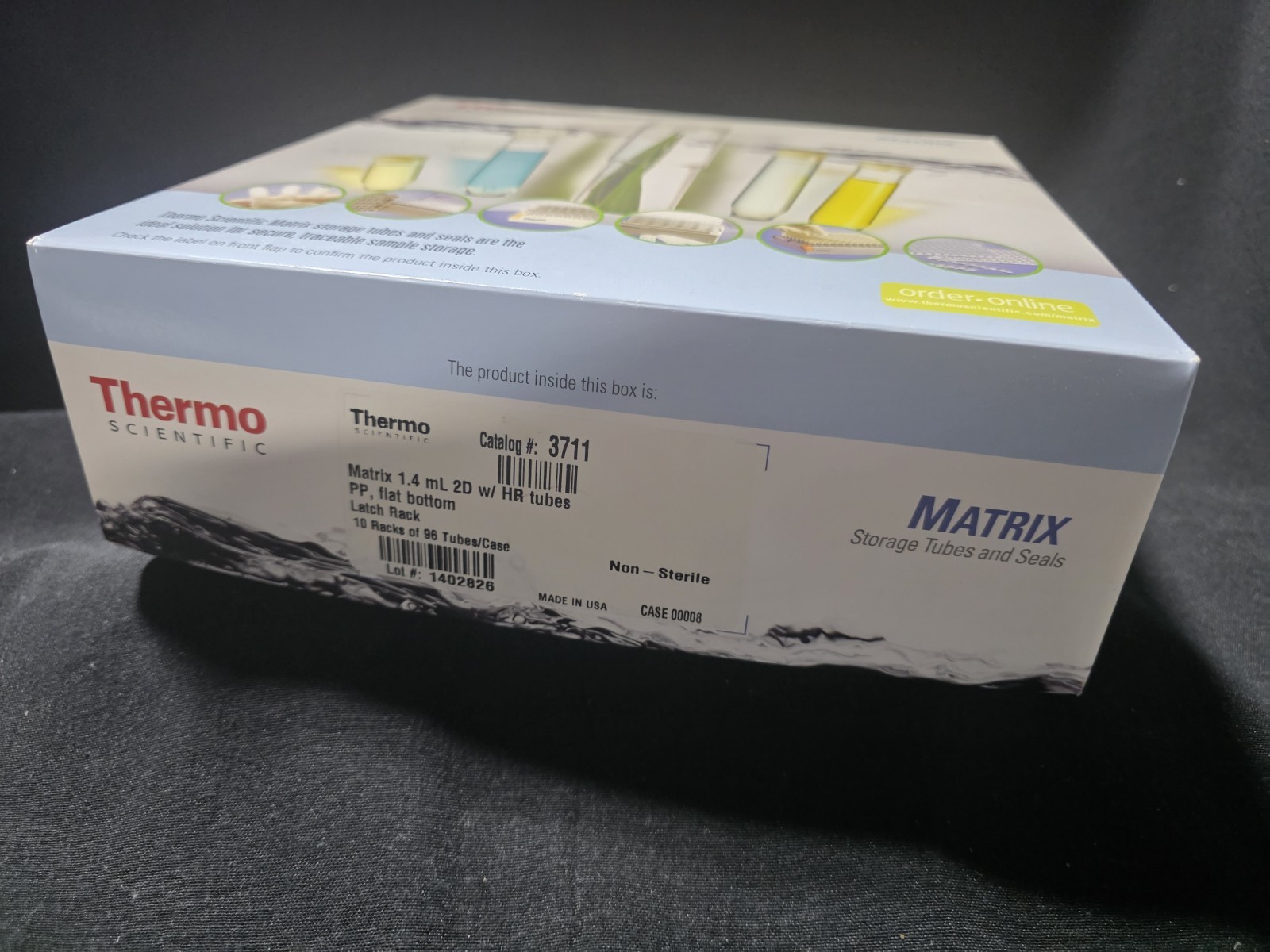 Thermo Scientific 3711 Matrix 1.4mL PP 2D Barcoded HR Storage Tubes F-Bttm