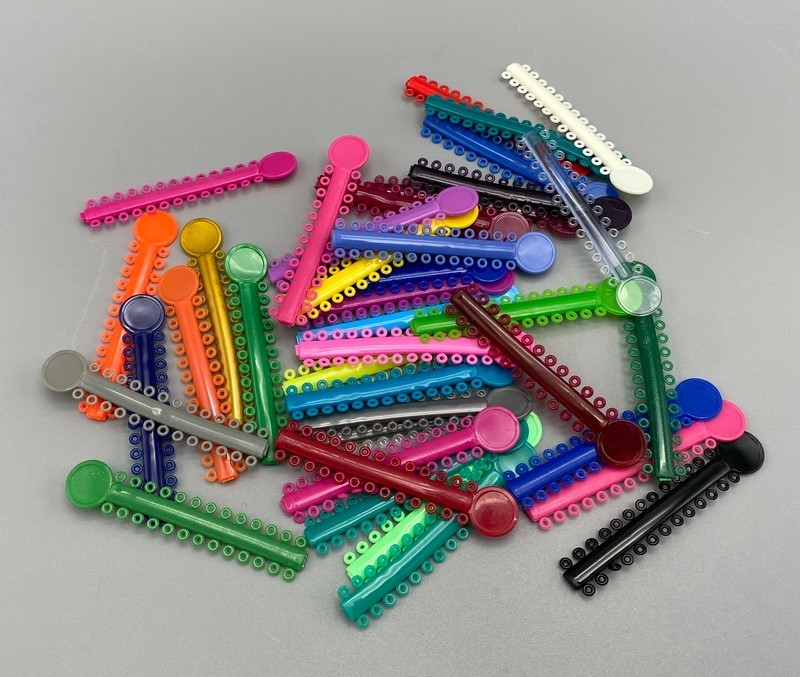 1 bag Dental Orthodontic Elastic Ligature Ties for Brackets Brace Rubber Bands