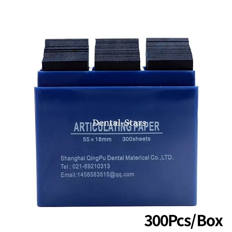 300 Sheets Dental Articulating Paper Strips Ultra-Thin Occlusal Papers Blue/Red