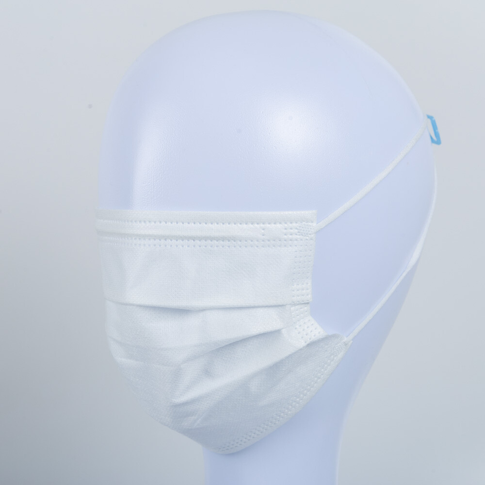 [50 Pcs] White Face Mask Disposable Non Medical Surgical 3-Ply Earloop Mask