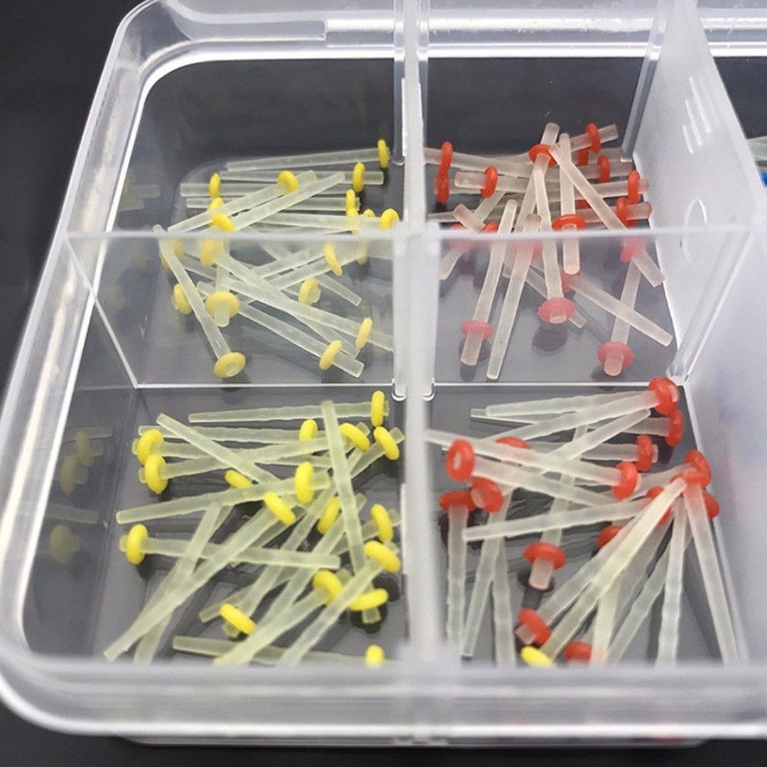 160 Pcs Dental Glass Quartz Fiber Post Single Refilled Package + 32 Pcs Drills
