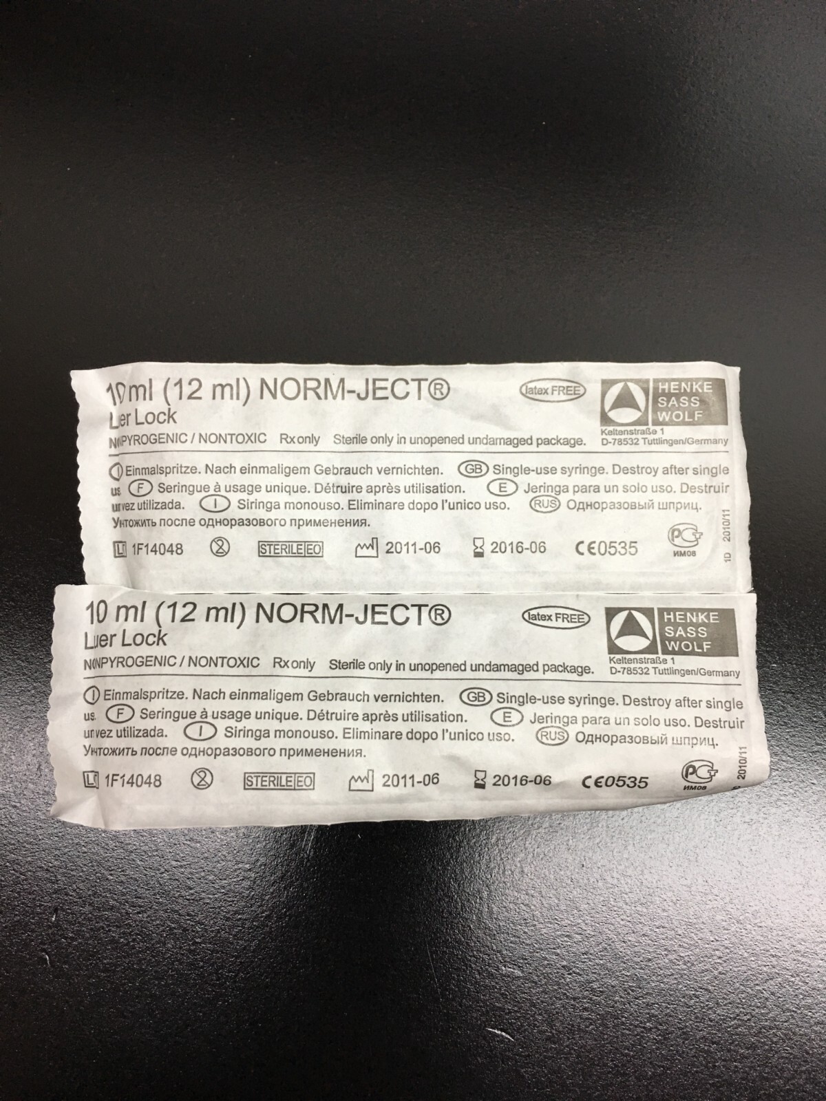 Henke Sass Wolf 10mL 12mL Norm-Ject Lier Lock Lot 43 PCS