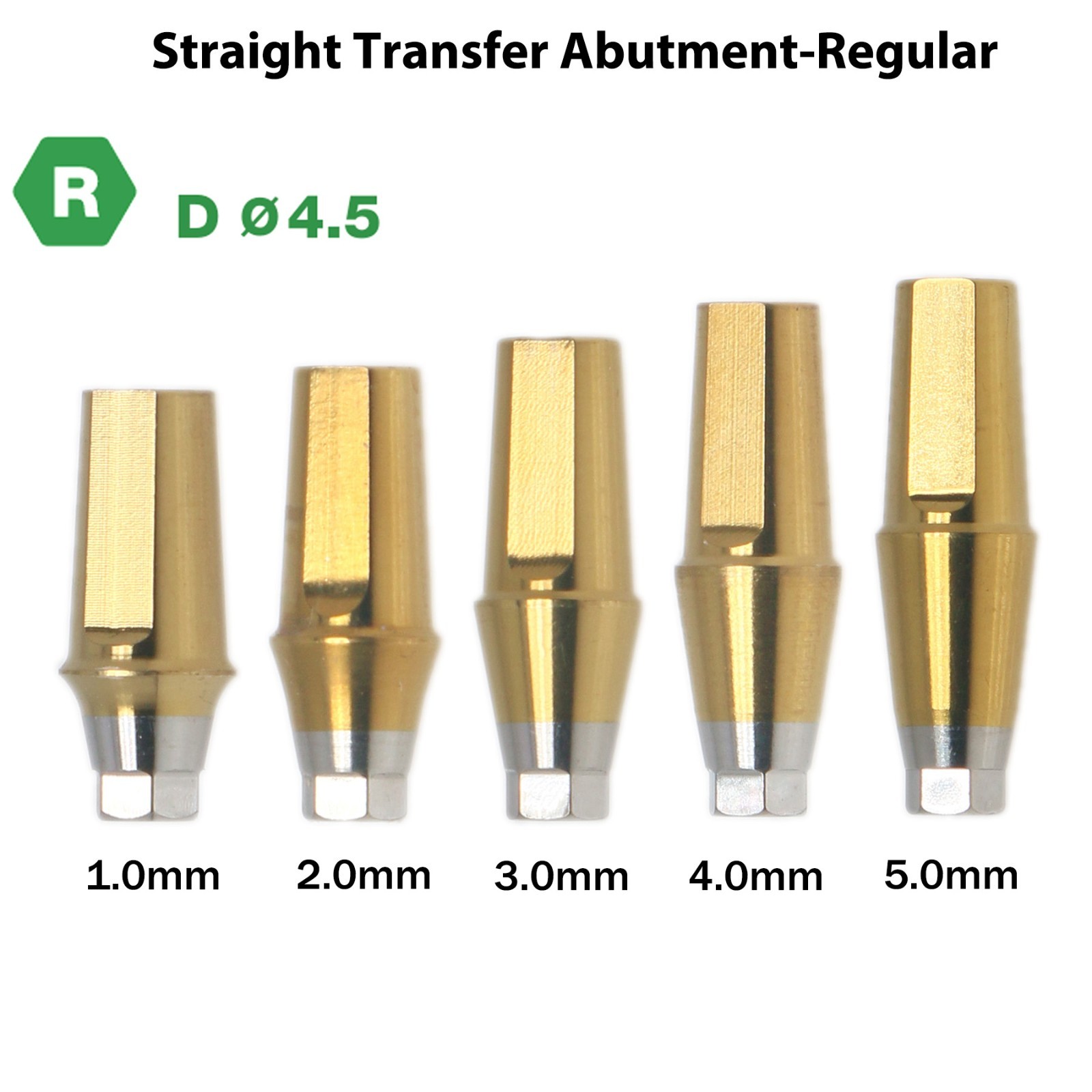 Dental Titanium Straight Transfer Abutment Mini/Regular for Osstem Hiossen TS