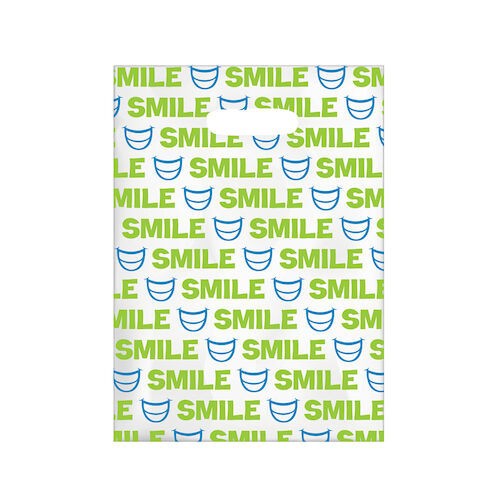 Specialty Scatter Bags Green Smiles Scatter Bag, 7.5″ x 10″, 100/Pkg.