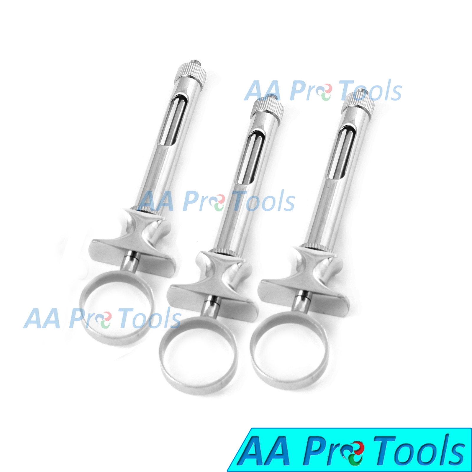 AA Pro: 5 X Aspirating Cartridge Dentist Syringe 1.8 ML Dental Stainless Steel