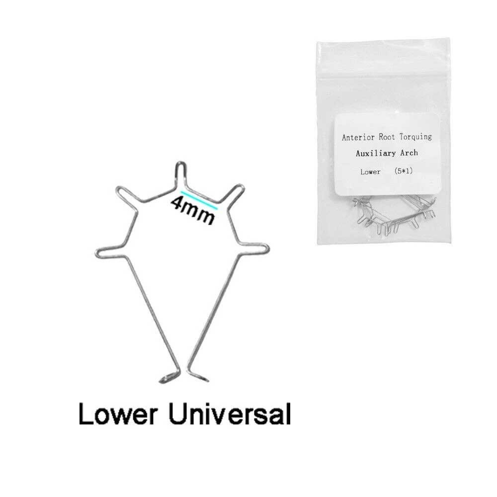 Dental Orthodontic Anterior Root Torquing Auxiliary Arch 5Pcs/Pack All Size