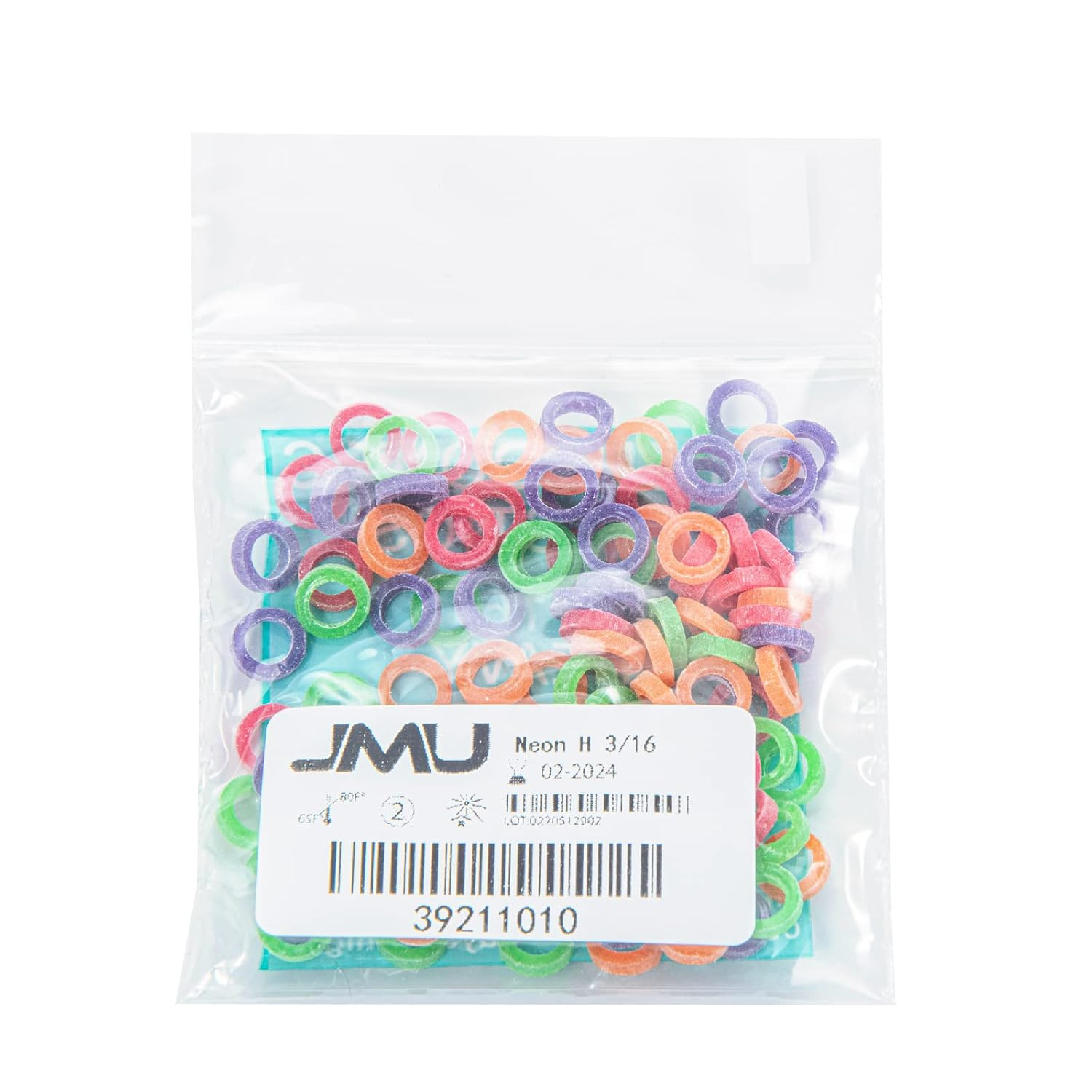 Orthodontic Elastics 3/16 Inch Heavy 6.5Oz 100 Pack Dental Rubber Bands