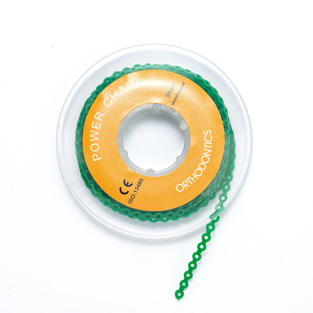 Dental Ortho Power Chains Elastic Ultra Spool Closed/Short/Long For Wire Braces