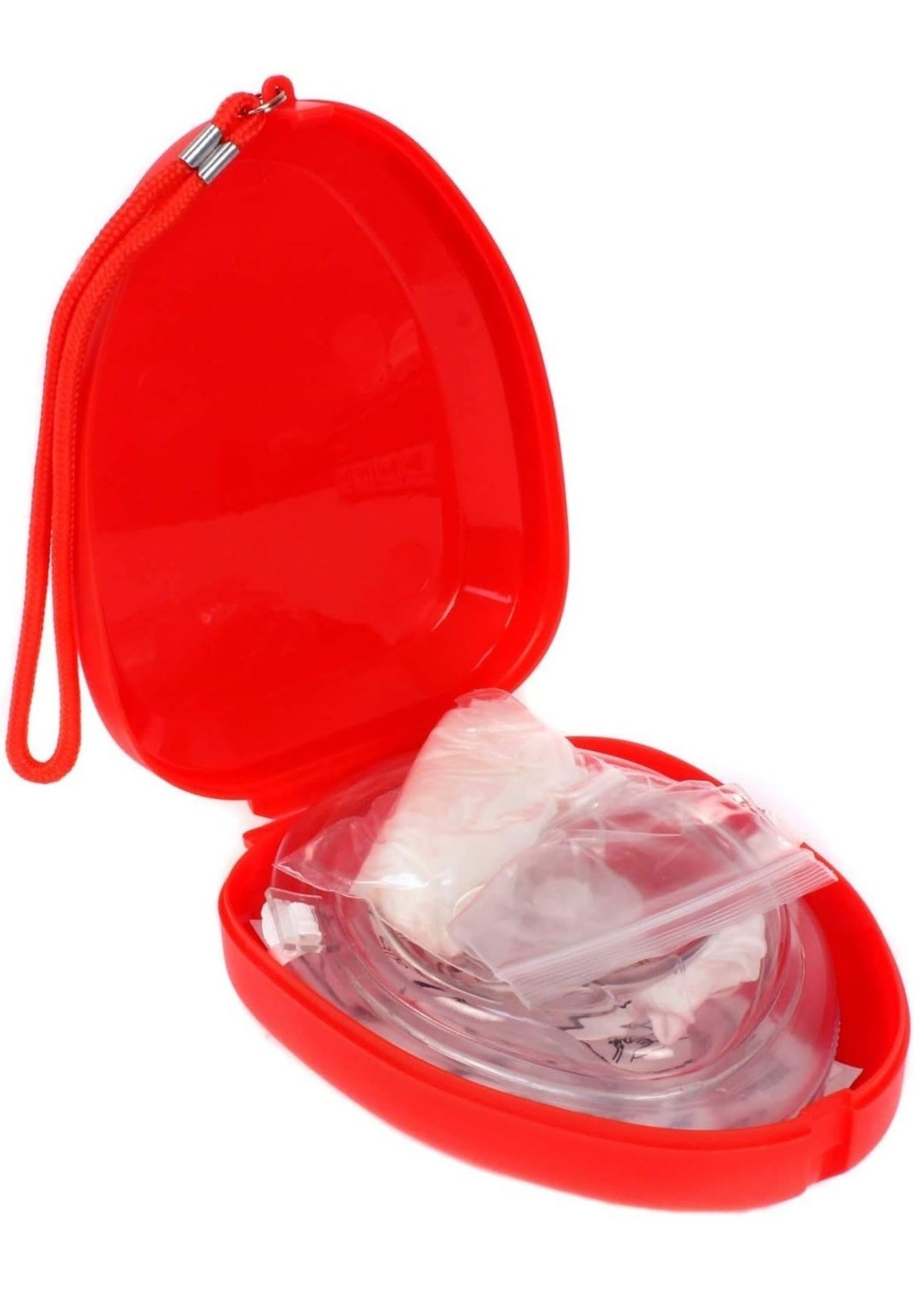 Ever Ready First Aid CPR Rescue Mask, Adult/Child Pocket Resuscitator, Hard Case