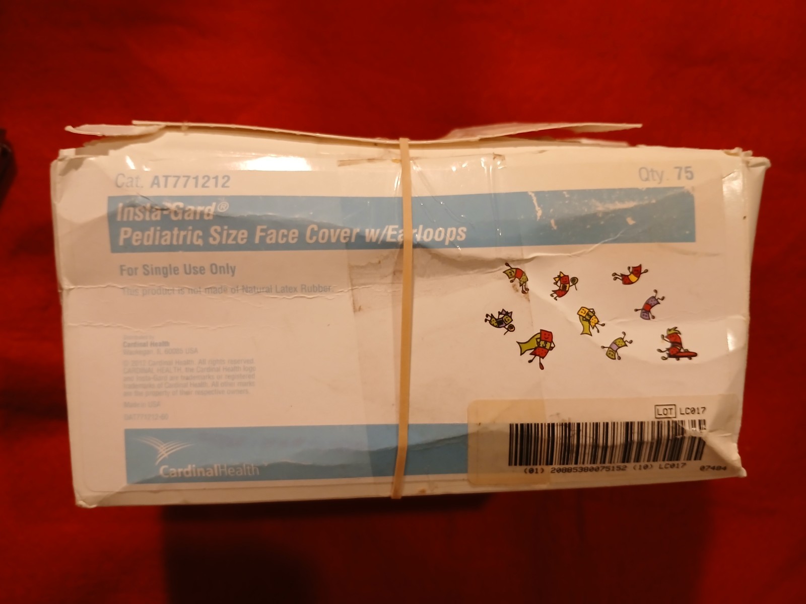 75 Pieces Kids Face Masks Pediatric Toddler Children Mask Made in USA