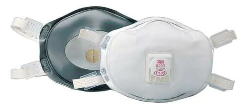 Genuine 3M 8293 P100 Disposable Particulate Respirator Adjustable Face Mask