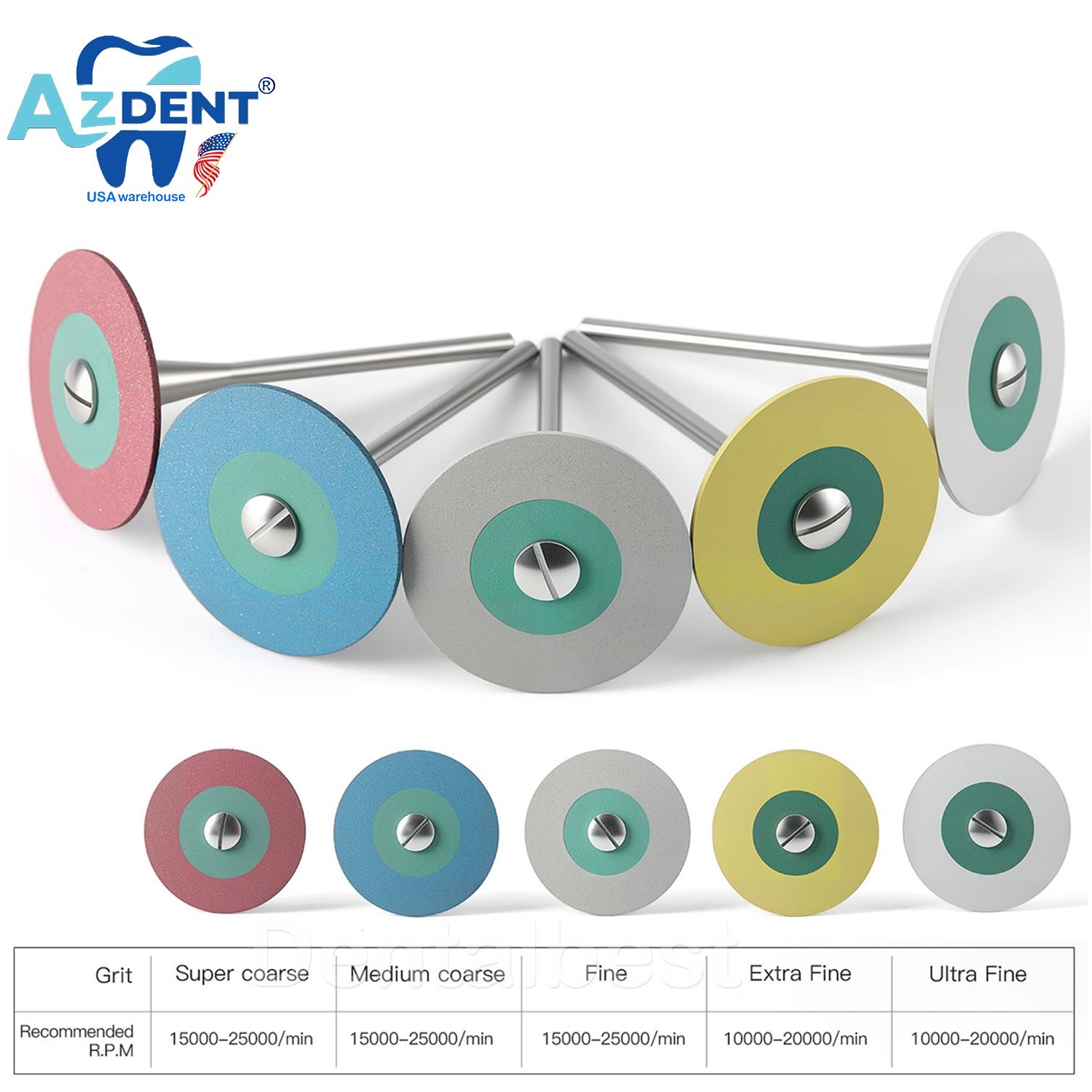 Dental Lab Ceramic Rubber Diamond Grinder Zirconia Porcelain Polish HP Burs