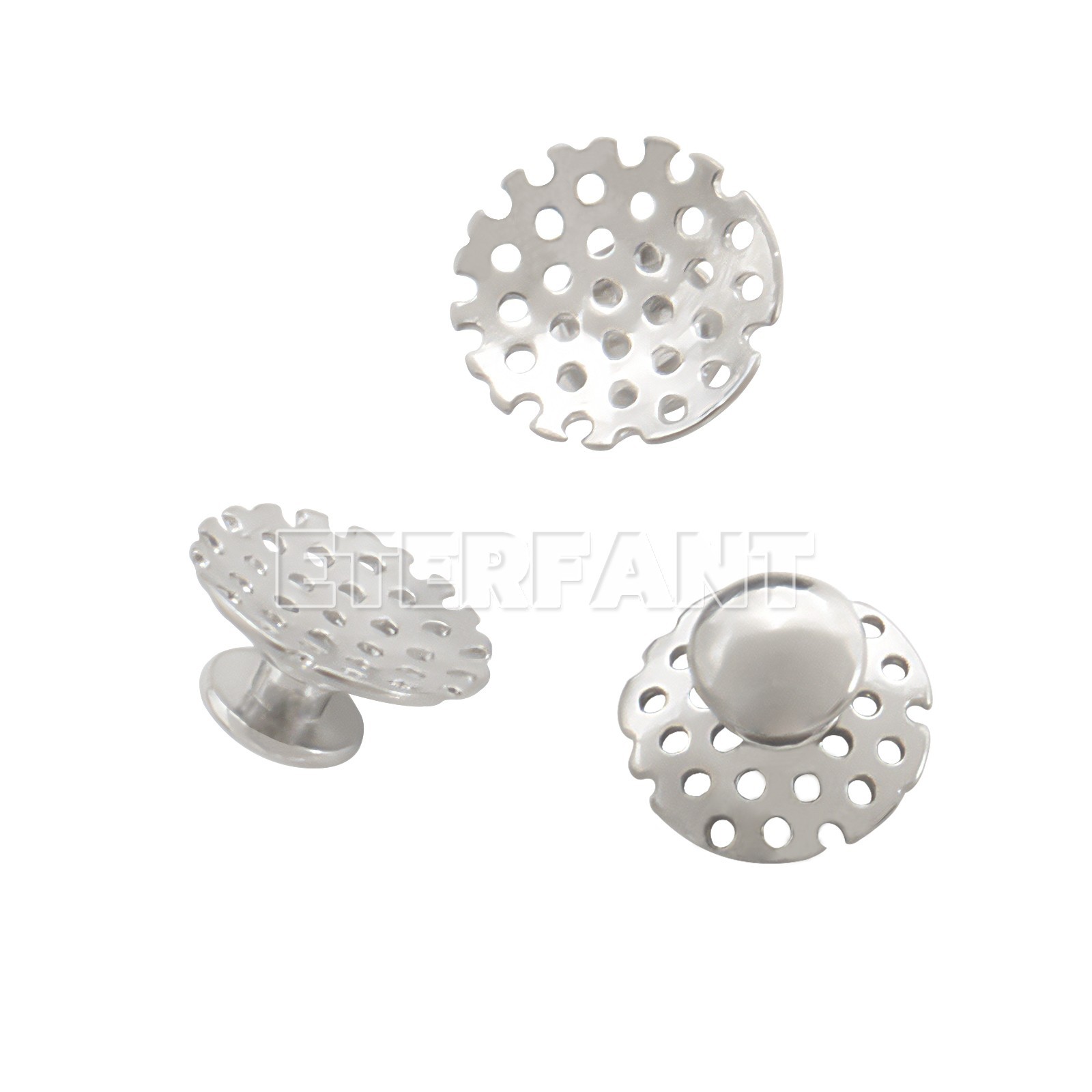 10PCs ETERFANT Dental Ortho Lingual Button Round Traction Hook Bondable US