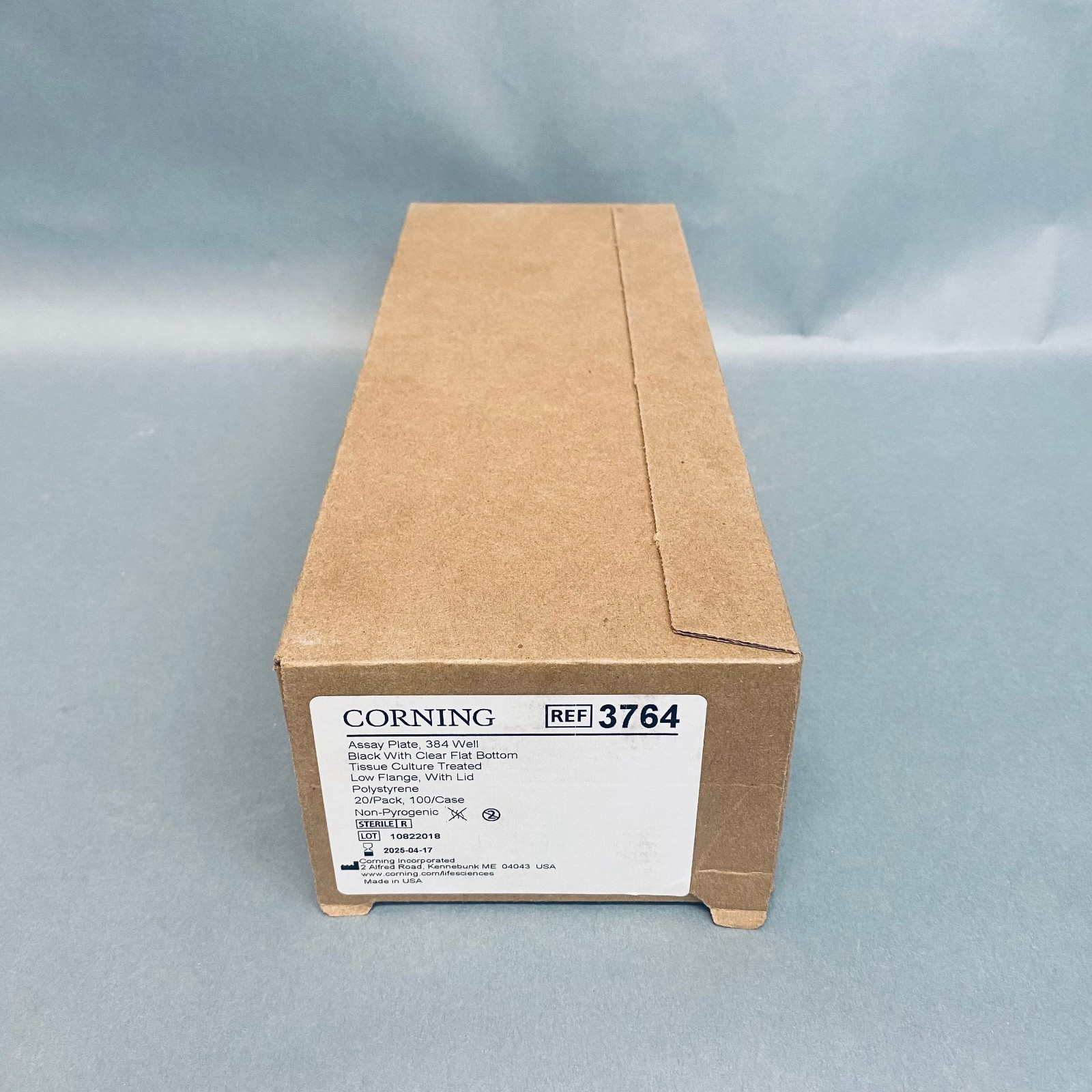 Corning Microplate 384 Well Clear Bottom Sealed Pack of 20 Plates
