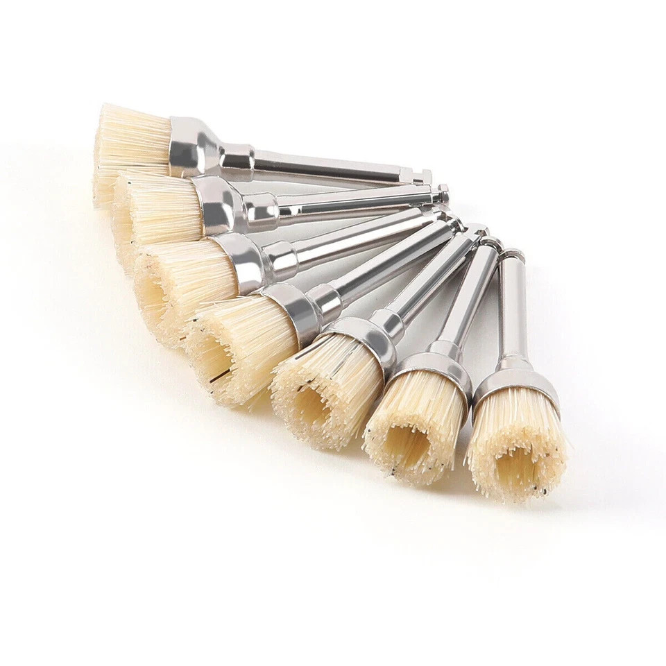 Dental Polishing Prophy Prophylaxis Brush Nylon RA Latch Type Bristle Flat/Taper