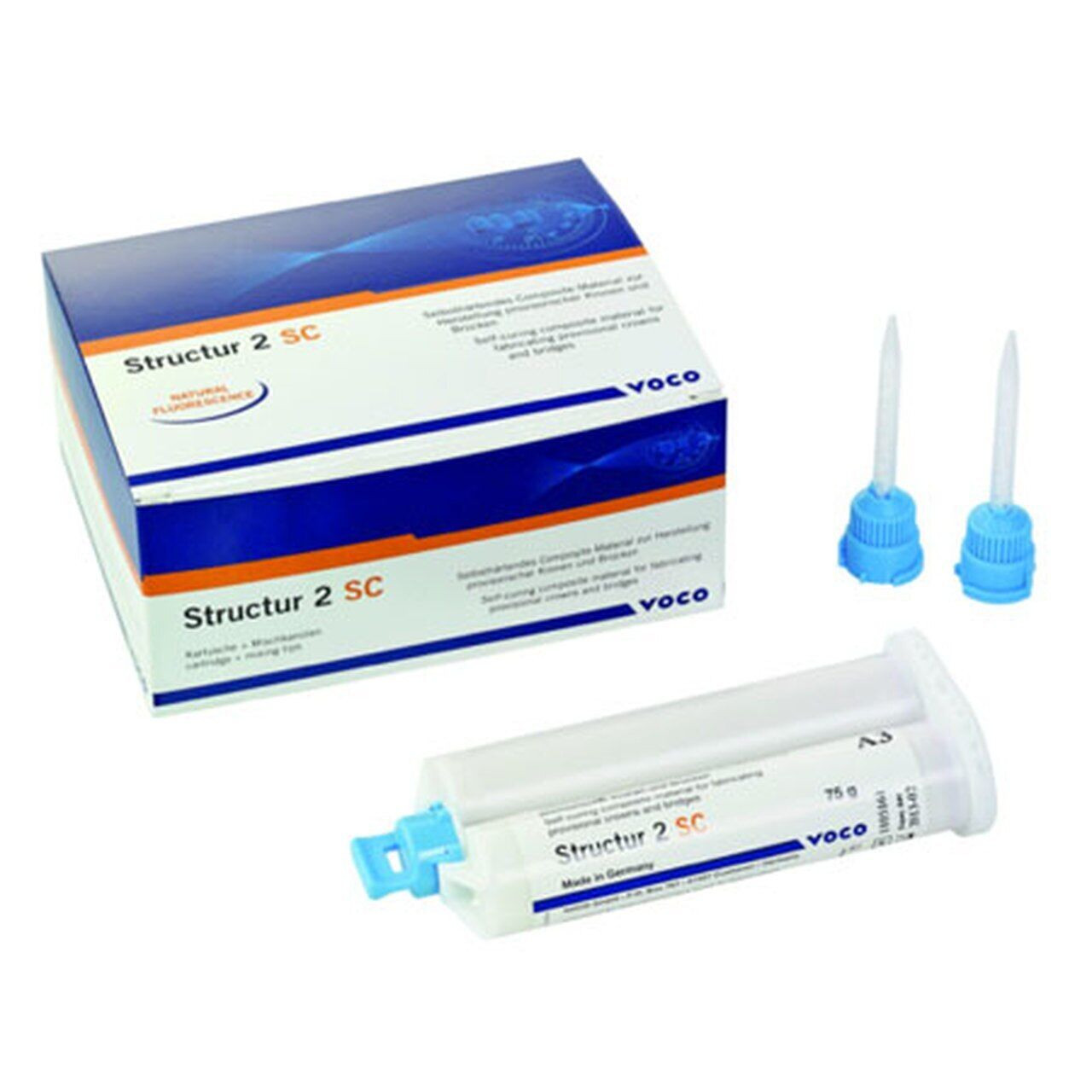 Voco Structur 2 SC Self-Curing Temporary Crown & Bridge Material Cartridge 75g.