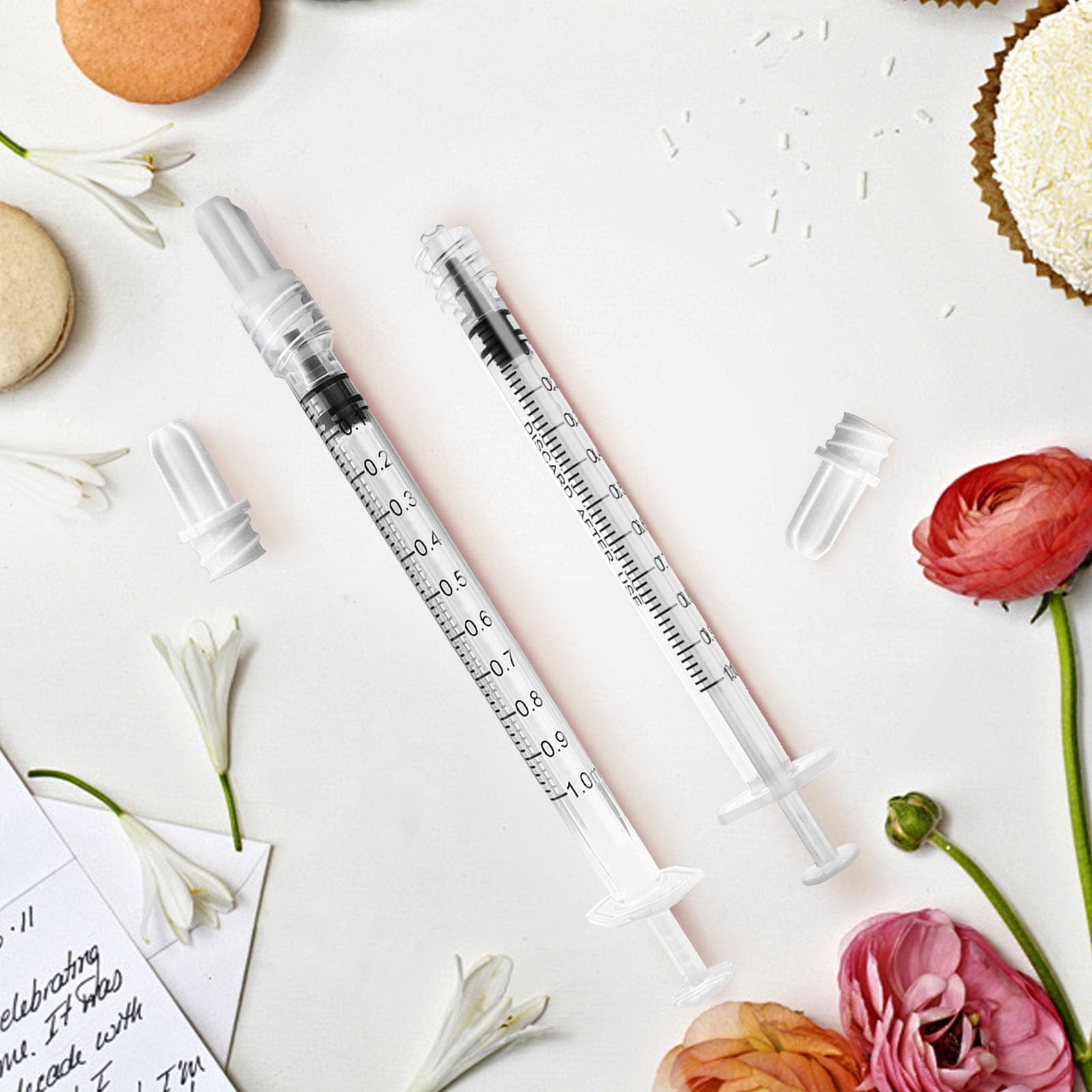 1mL Luer Lock Syringe (No Needle) – Sterile, Individually 1ml, Transparent
