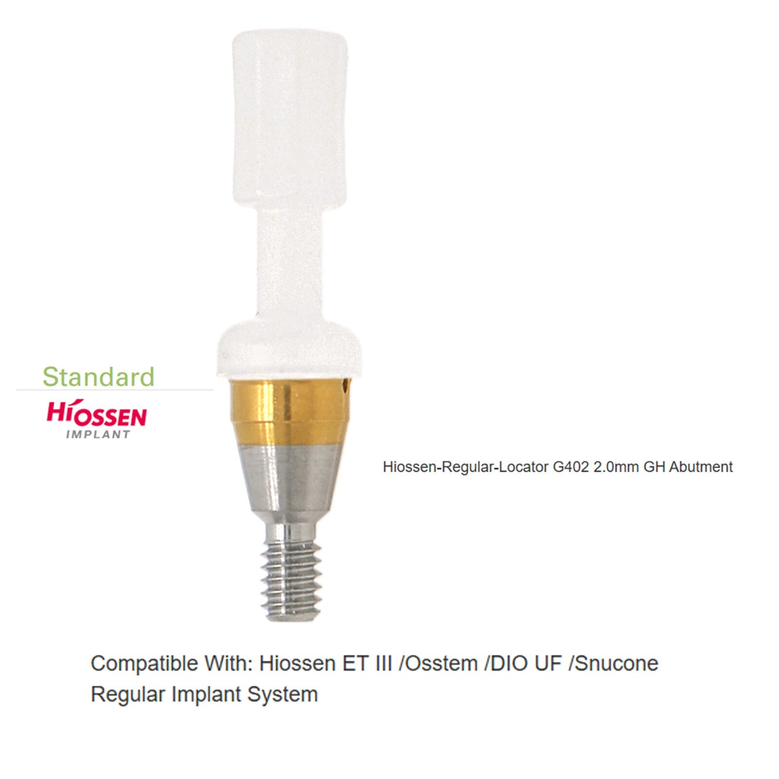 US Hiossen ET Overdenture Locator Abutment Compatible Mini/standard Implants