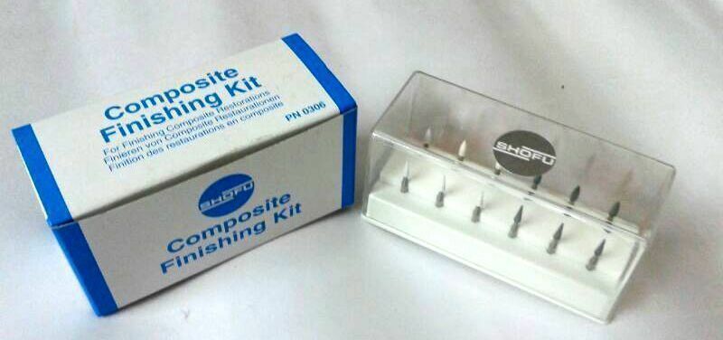 3 X SHOFU COMPOSITE FINISHING KIT SHANK CA LONG EXPIRY