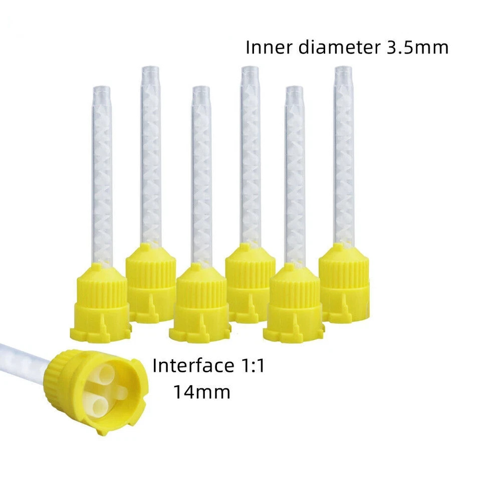 Dental Mixing Tips for Impression Material,C&B, Cements 50/Bag Disposable