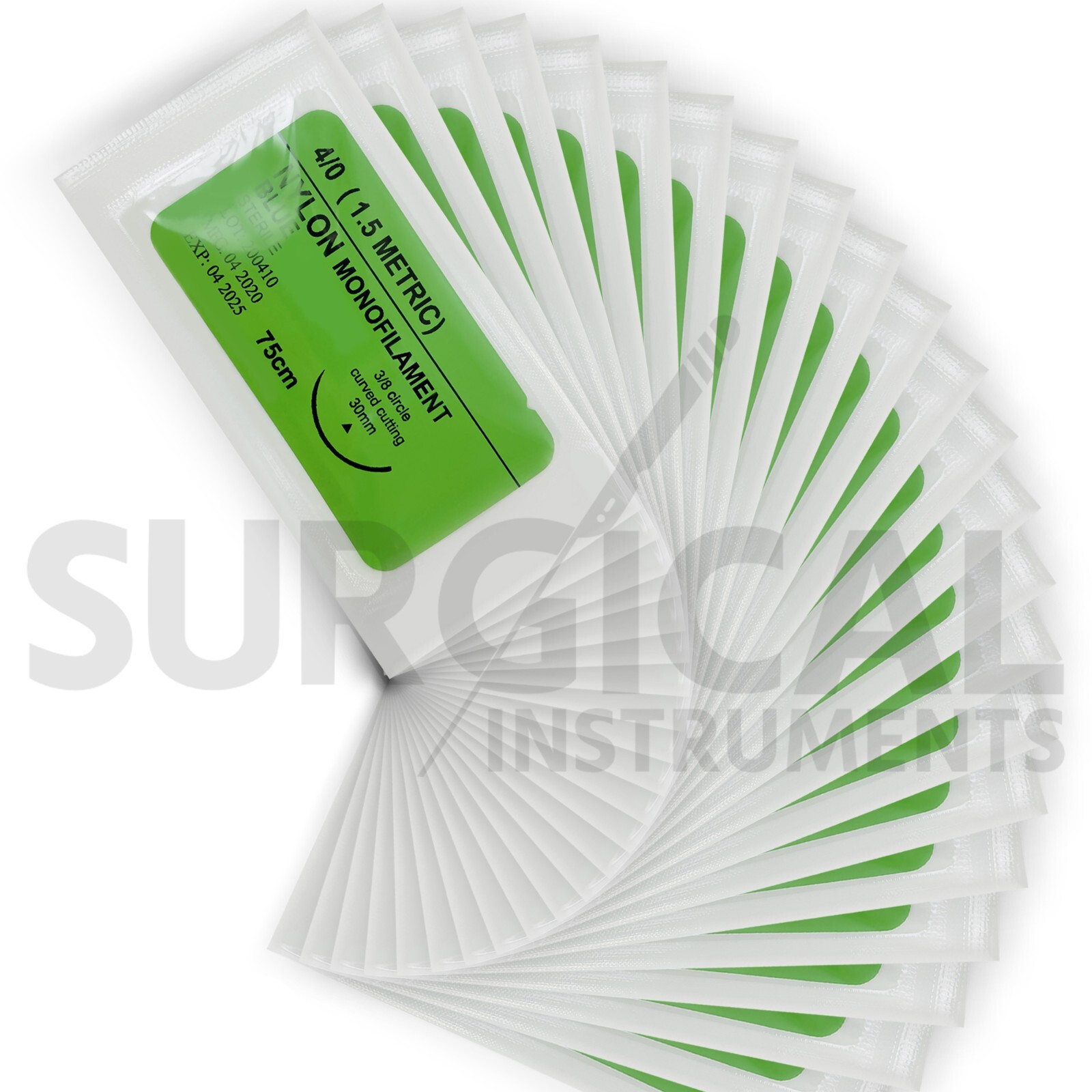 15 Pcs Practice Suture Set with Case for Medical and Veterinary Student Training