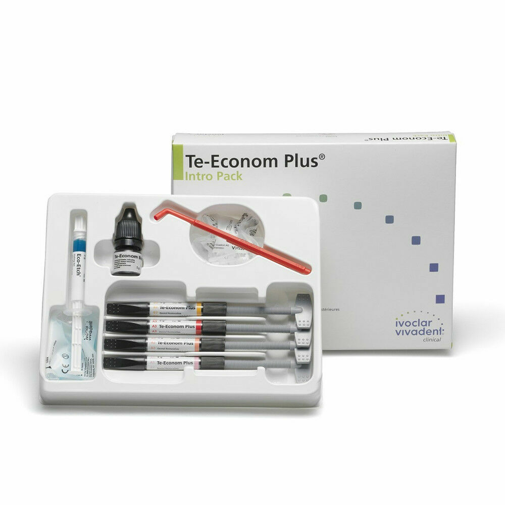 Ivoclar Vivadent Te Econom Plus Dental resin composite kit. INTRO KIT FREE SHIP