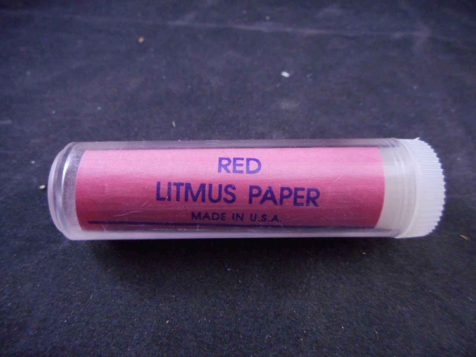 PRECISION LABORATORIES Disposable RED Litmus Paper Testing 100 Strips/Vial