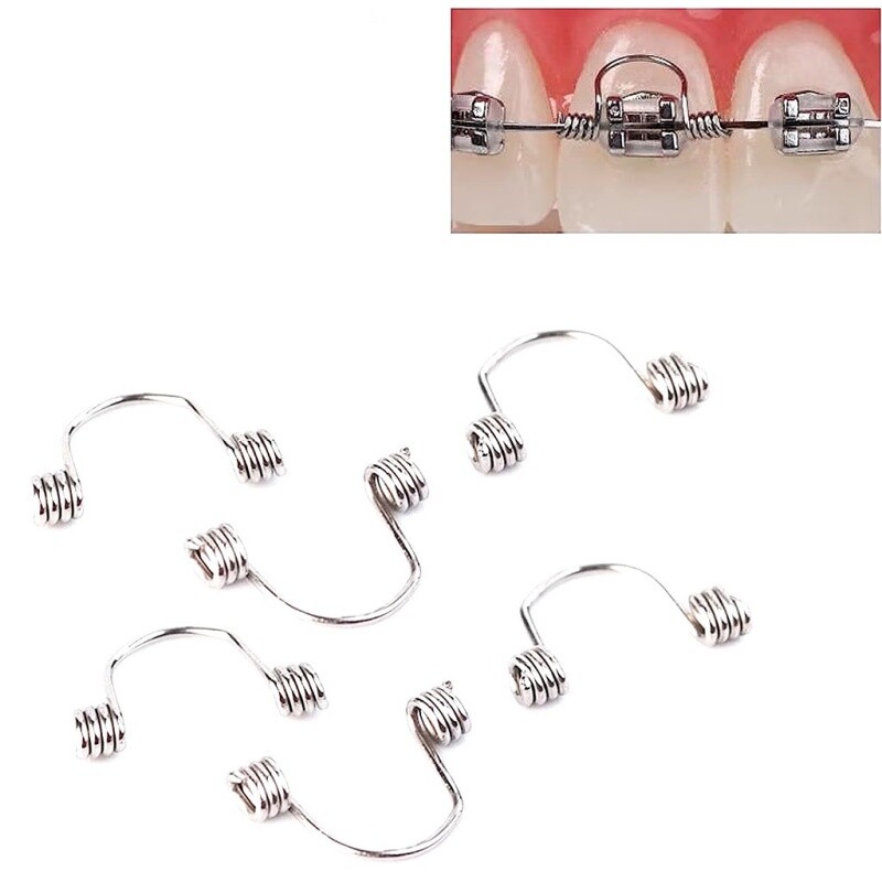 Dental Orthodontic Torquing Spring Single Anterior Teeth Torque Springs Brackets