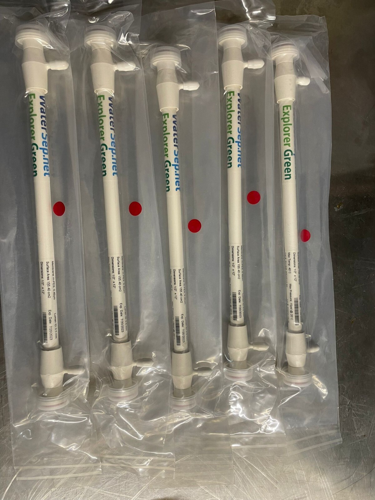 WaterSep BioSeparations CAT # SU94505EXP12S0 ( LOT OF 5 )