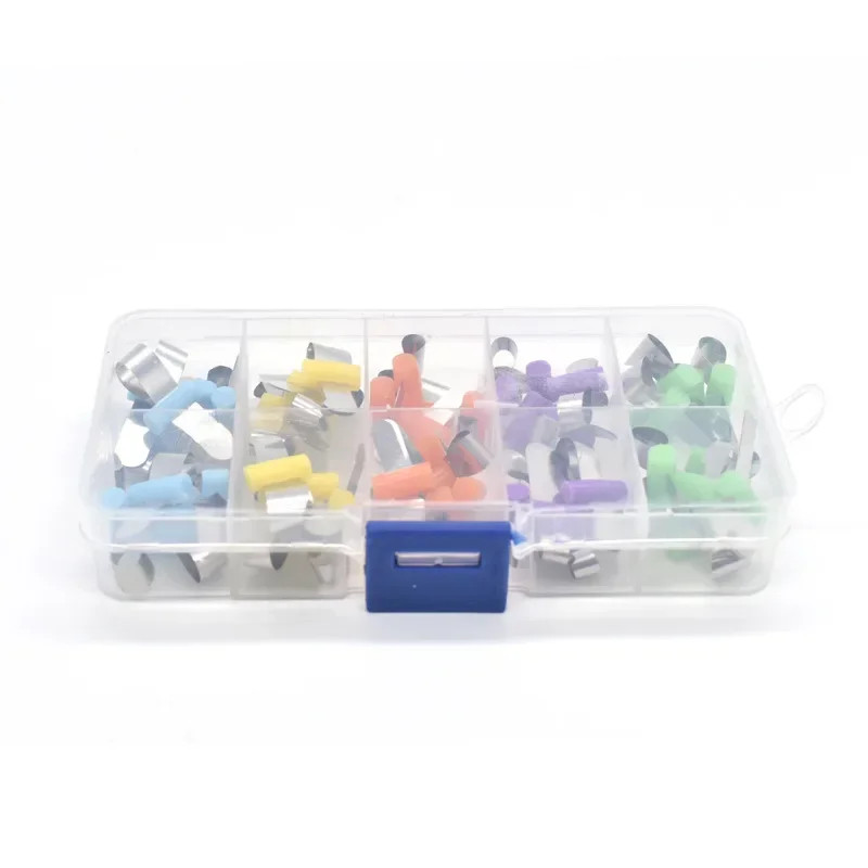 50Pcs/box Dental Auto-matrix Forming Sheet Retainerless Sectional Matrices Bands