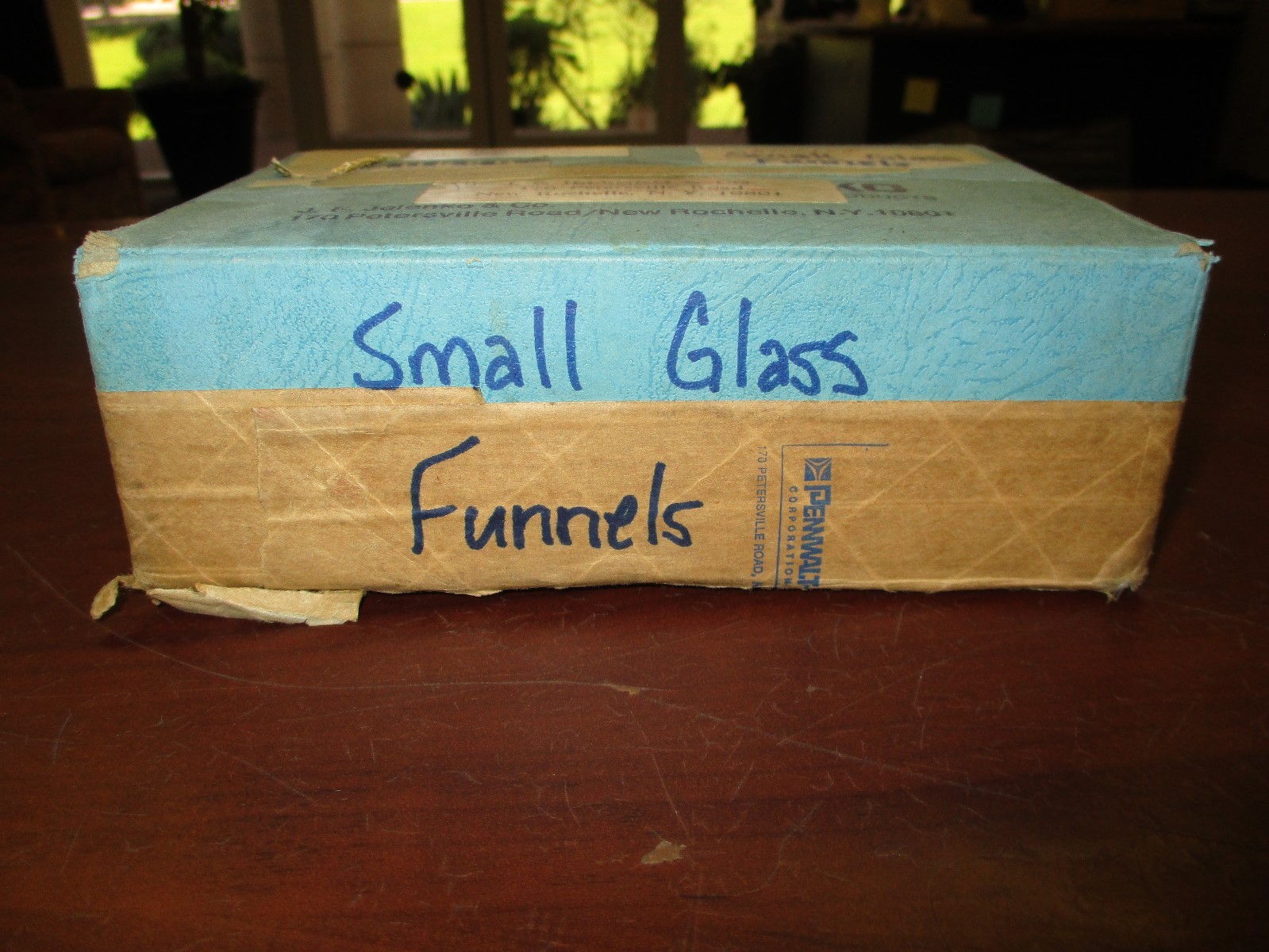 Kimax Short Stem 58 degree Angle Glass Filling Funnels (QTY 5)
