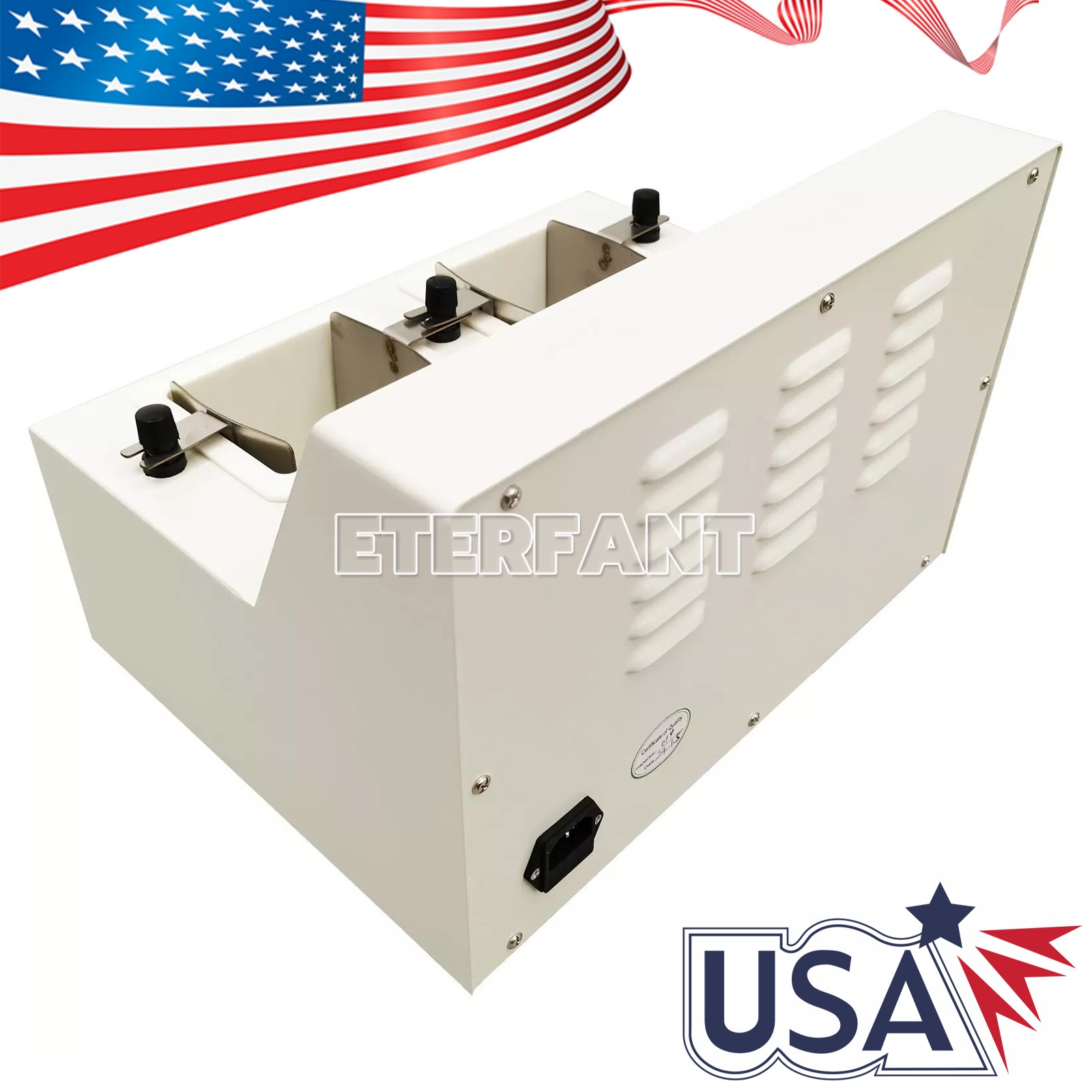 ETERFANT Dental Lab Electrolytic Polishing Machine with Two Electrolytic Cells