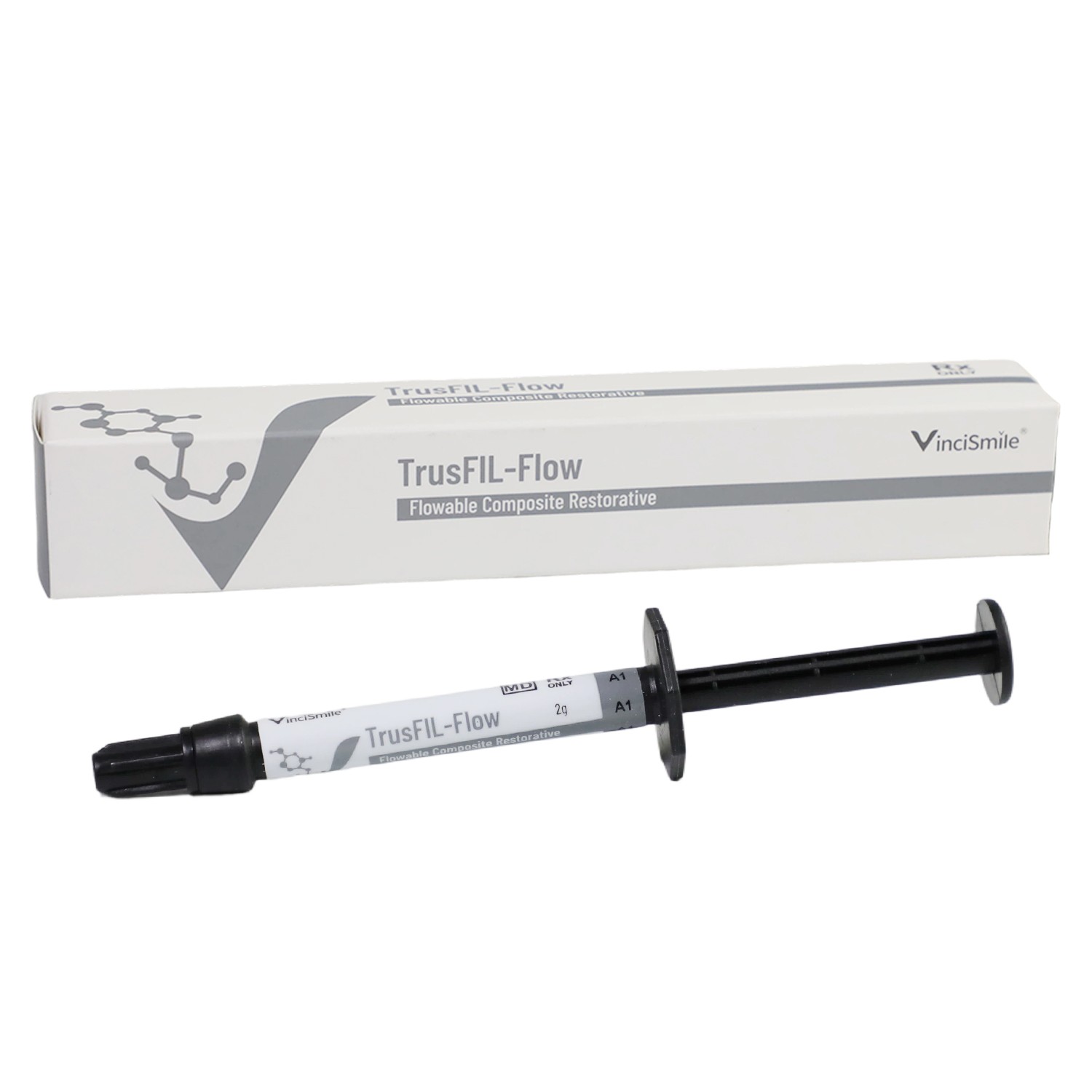 Dental Light Cure Nano Hybrid Flowable Visible Restorative Composite 6 Shades