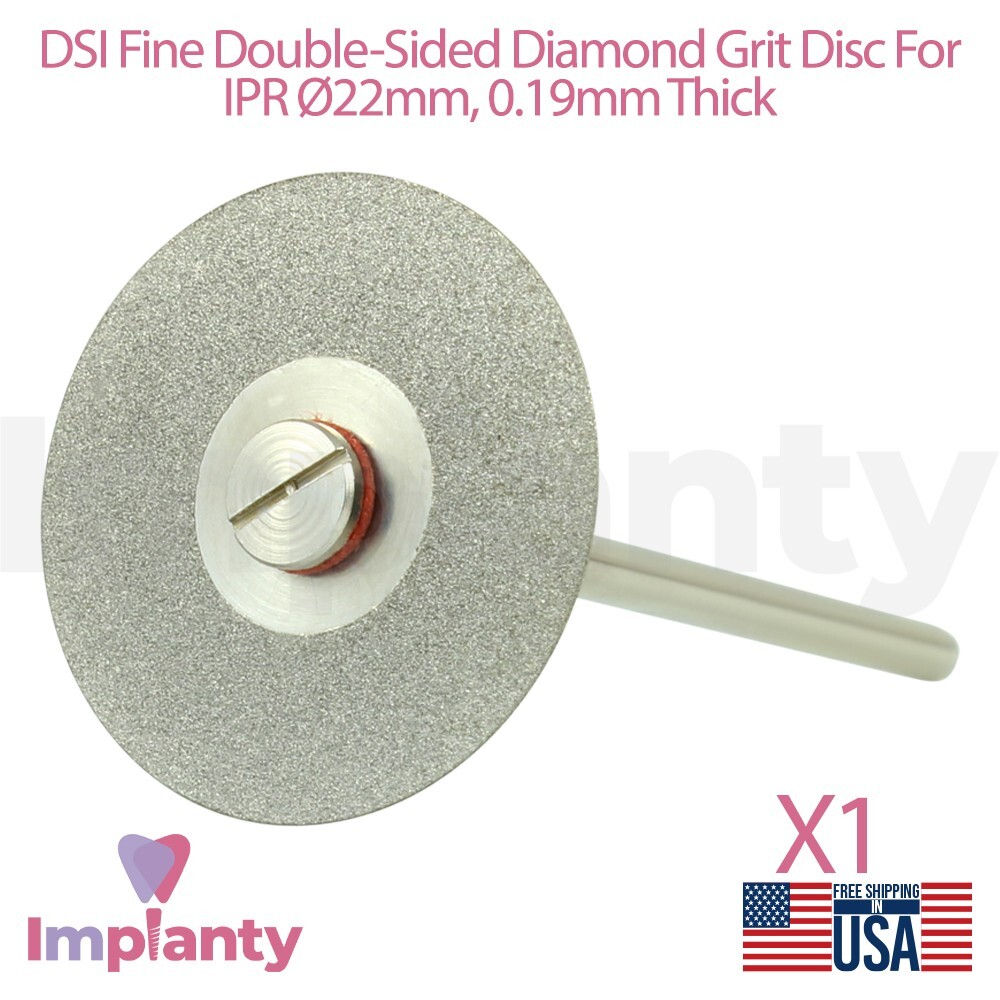 Dental Fine Double Sided Diamond Coated Grit IPR Flexible Disc Ø22mm