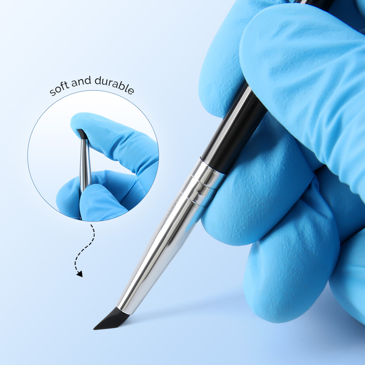 AZDENT Dental Composite Silicone Brush Pen Resin Veneer Cement Porcelain Pen