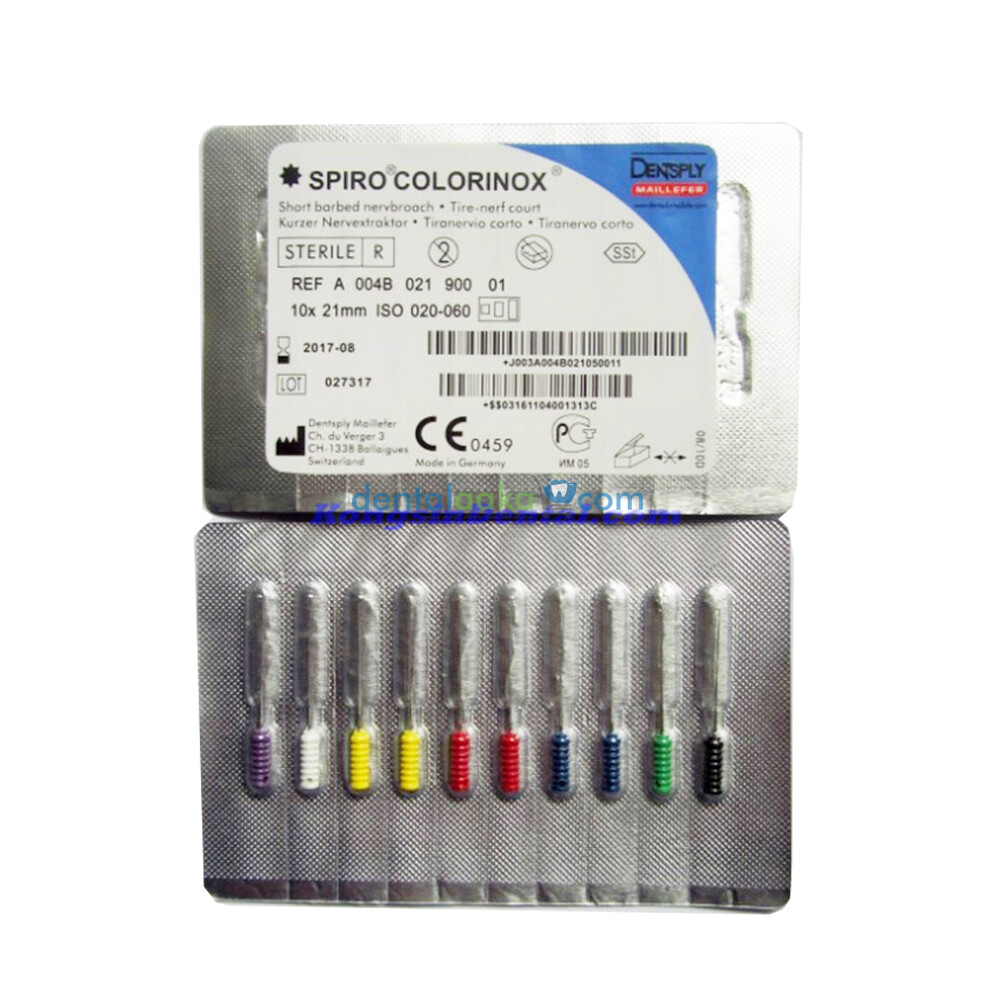 Dentsply barbed broaches 3 pack of 10 All sizes Swiss Made –